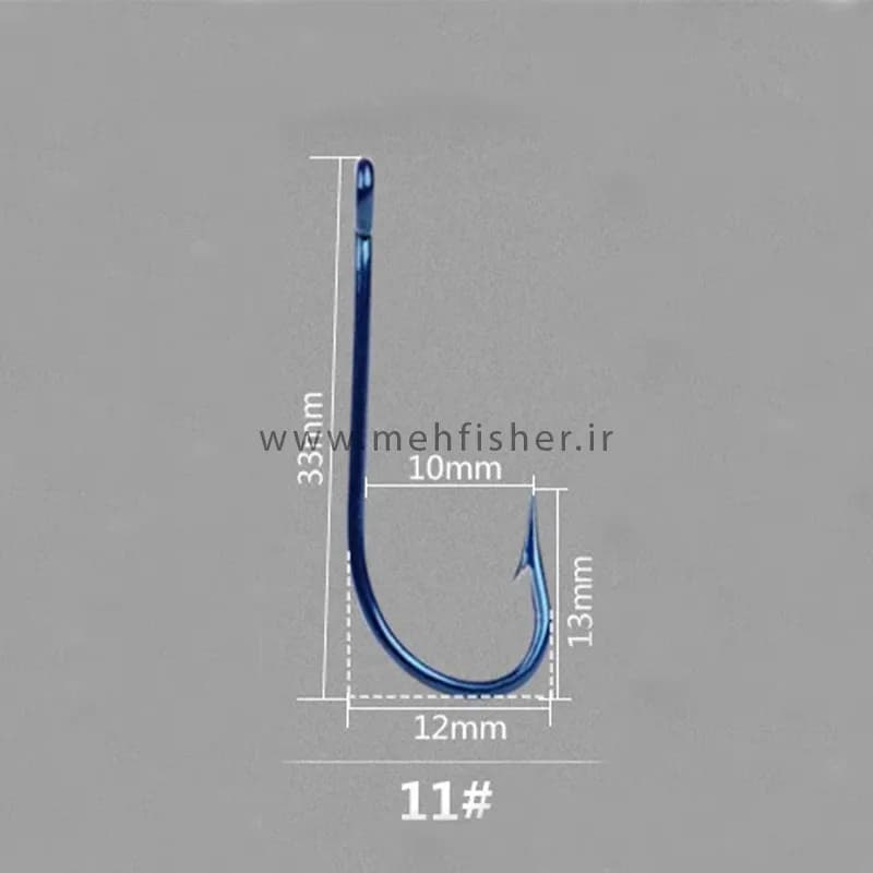 بسته 100 عددی قلاب موستاد مدل SP KIRBY SEA 2320 – (Mustad) — تصویر ۲