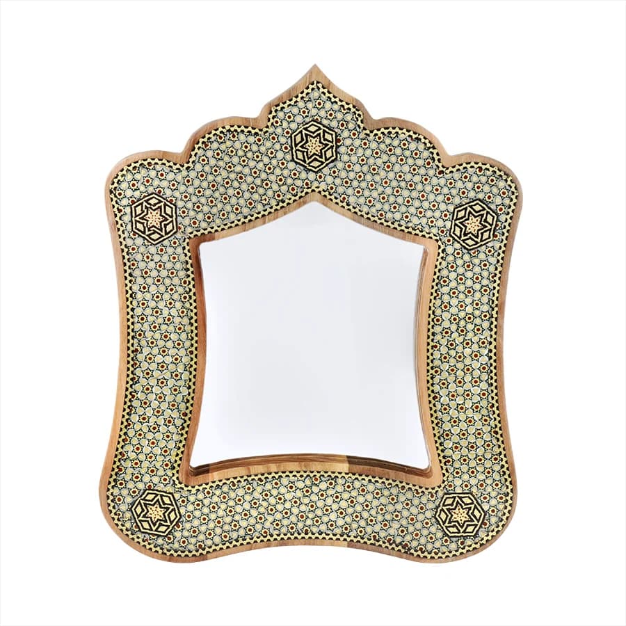 آینه چوبی 20*25 خاتم 0025