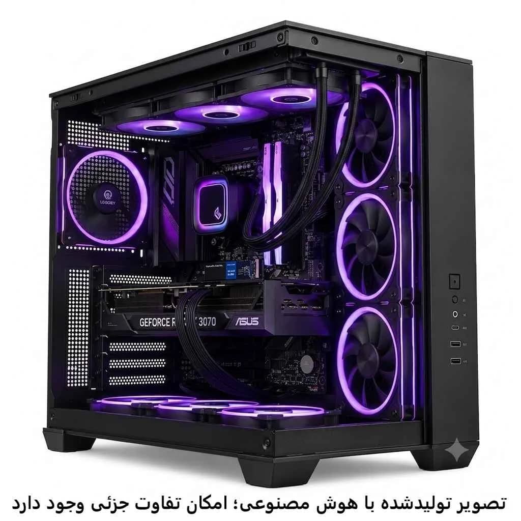 کیس اسمبل شده گیمینگ 245k- Z890 UD – 32GB DDR5- SSD 1TB- 5070 12GB کد 2-G034