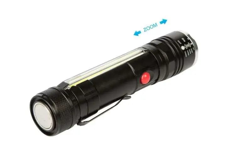 چراغ قوه LED COB T6-26 قابل شار 4 حالته — تصویر ۴