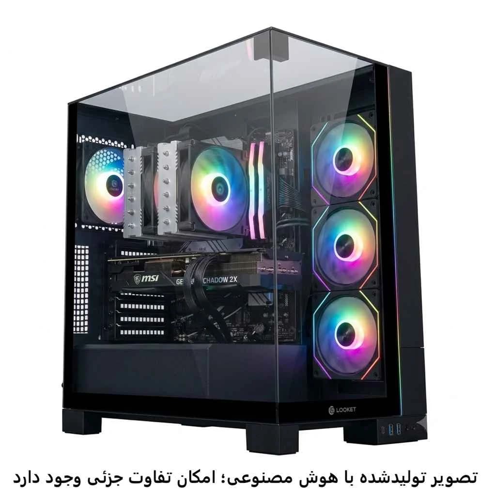 کیس اسمبل شده گیمینگ 14600k- b760 plus- 32GB DDR5- SSD 1TB- 5070 12GB کد 2-G033