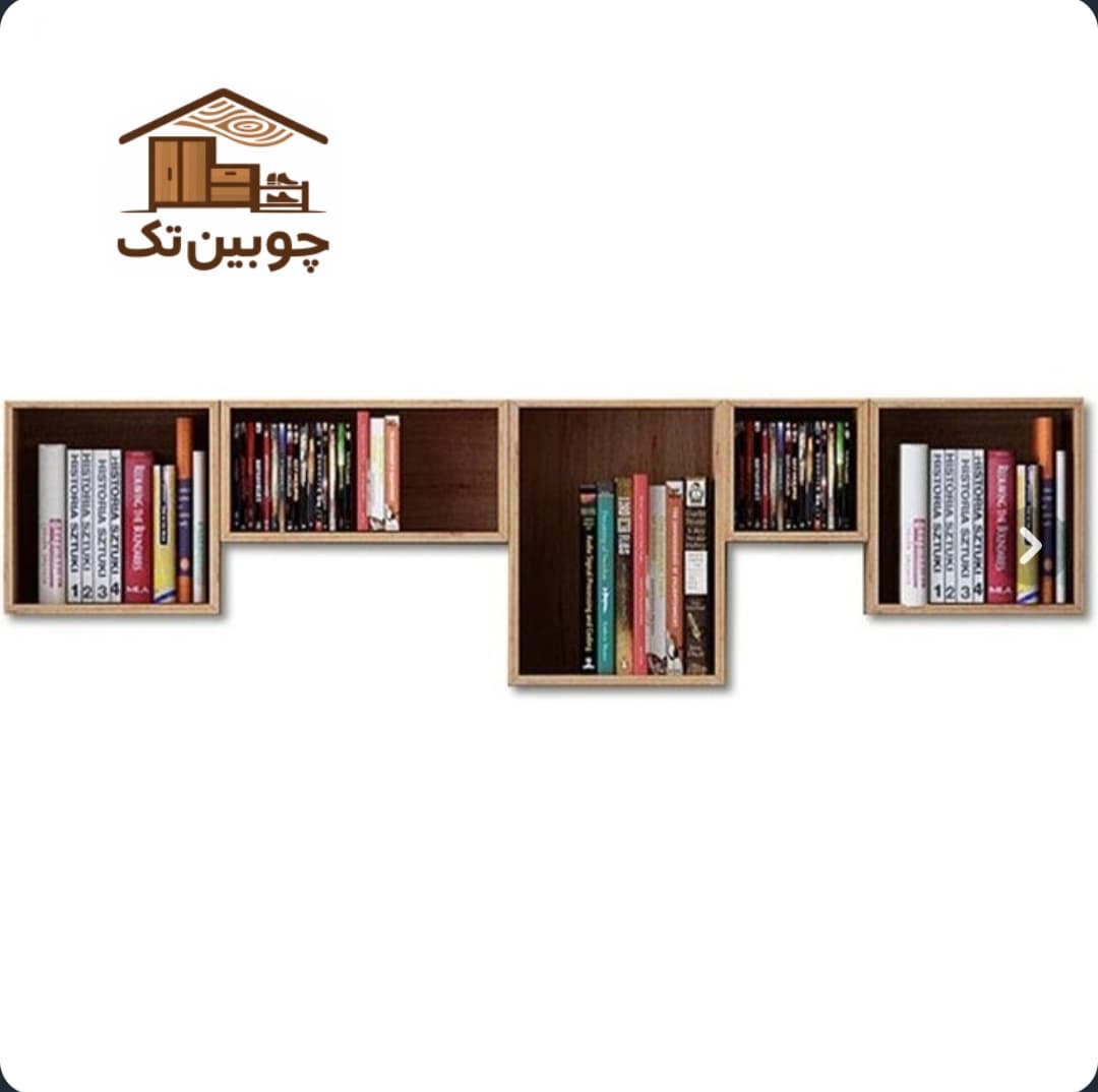 شلف دیواری مدلd1001 مجموعه 5 عددی — تصویر ۳