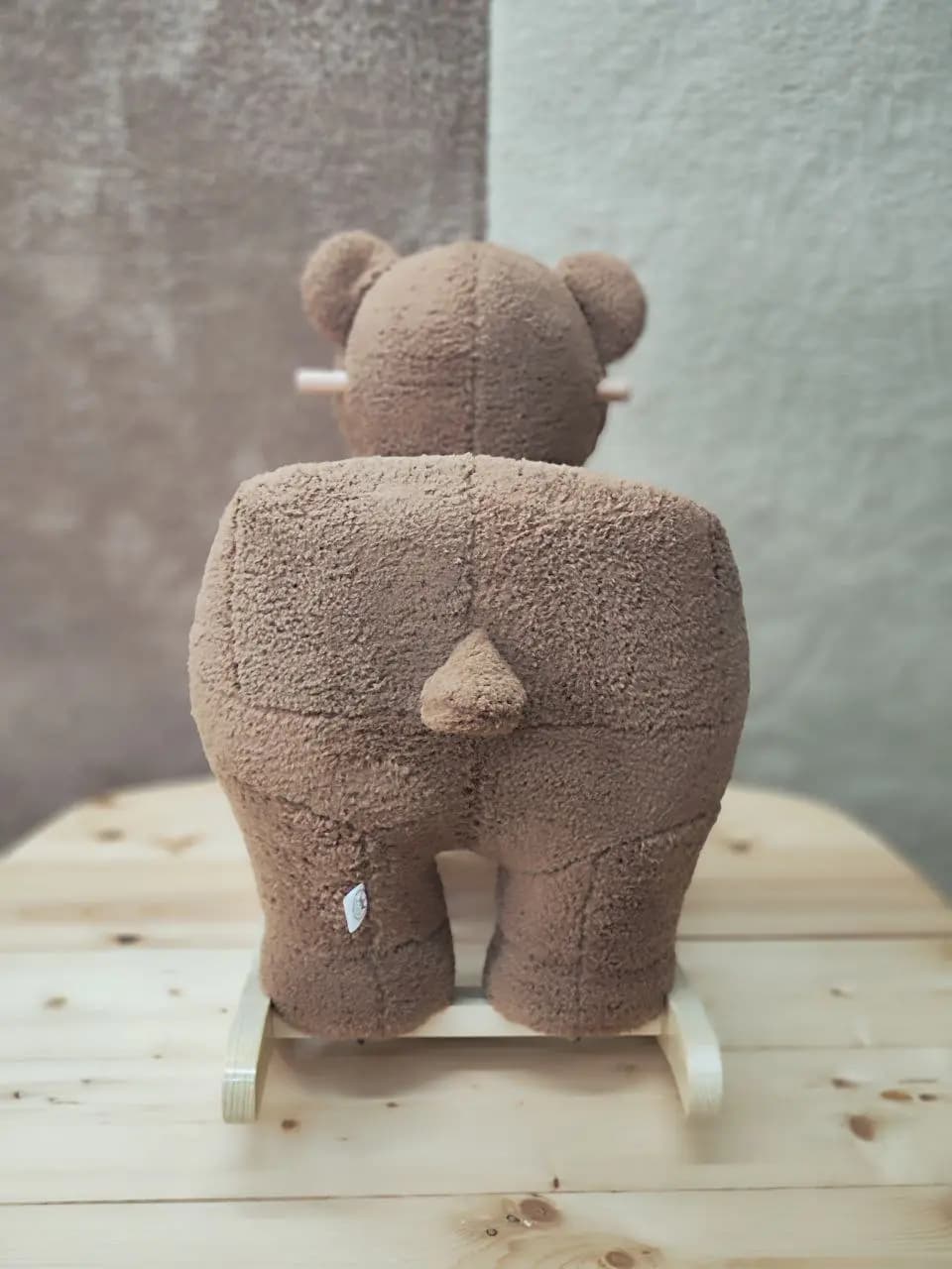 راکر تدی مدل مبله رنگ قهوه ای — تصویر ۳