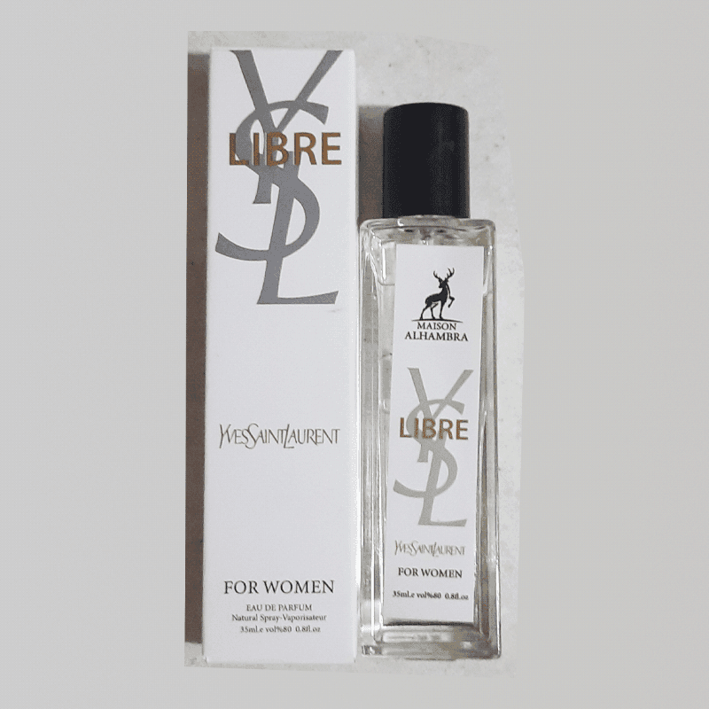 عطر ادوپرفیوم الحمبرا لیبر مدل Libre YSL حجم ۳۵ میل زنانه