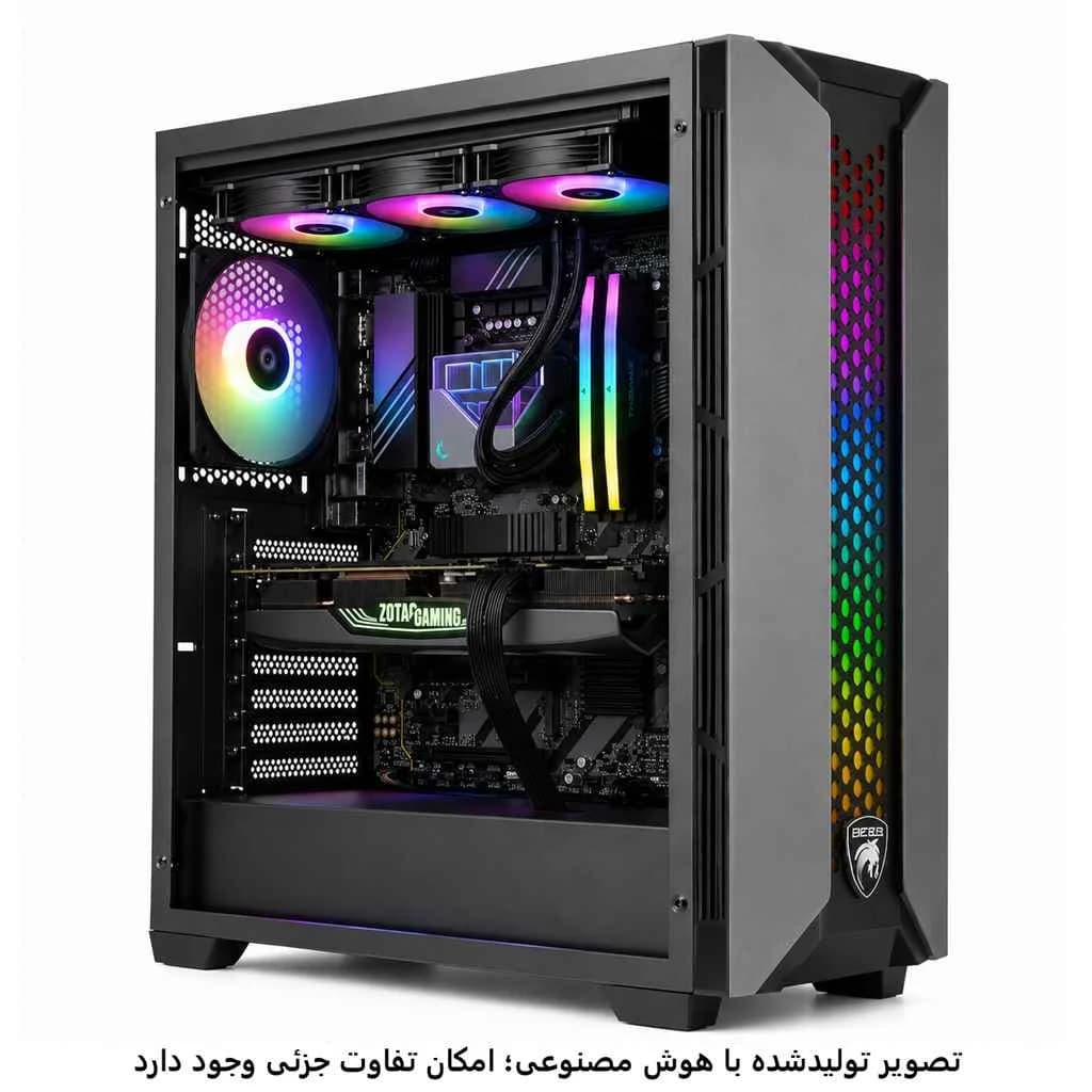 کیس گیمینگ میان رده B860M-E – ULTRA 5 245K- 32GB DDR5- 1TB SSD- 5070 TI کد 3-G009
