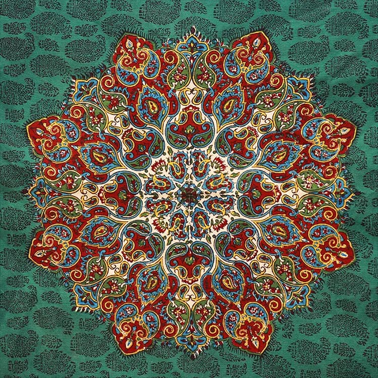 سفره قلمکار اعلا 100*100 کد 07 — تصویر ۲