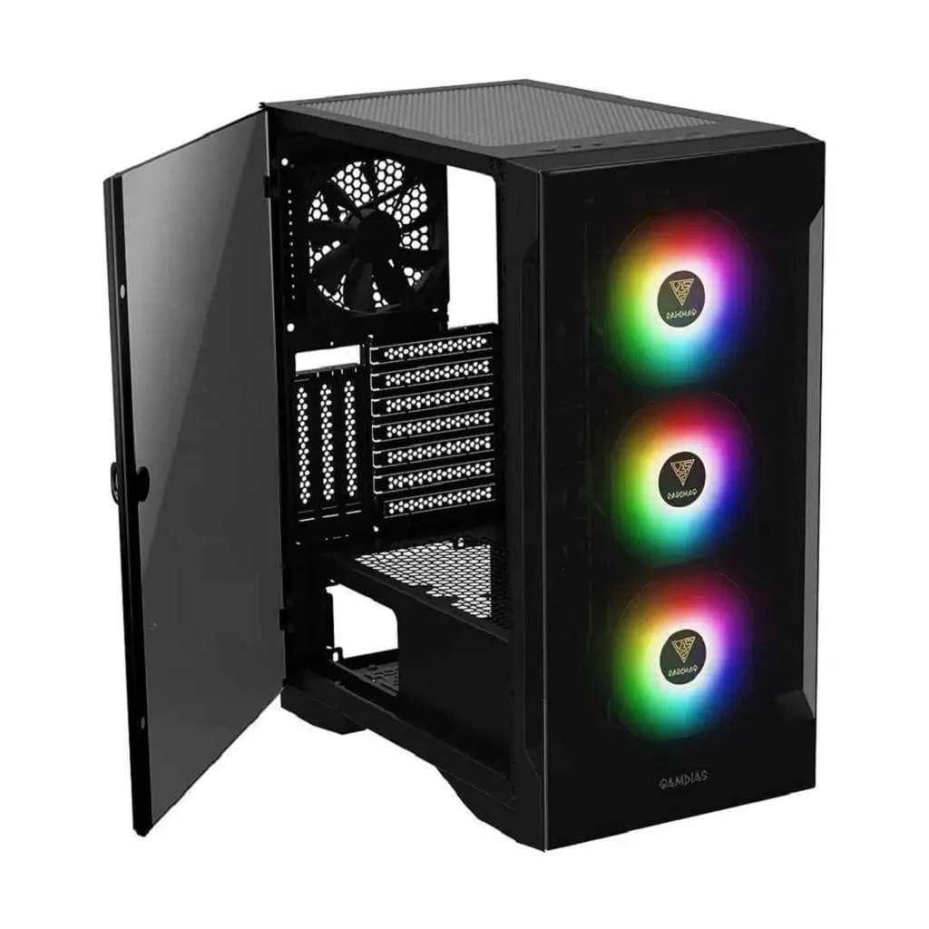 کیس اسمبل شده گیمینگ 13100f- H610mk- 16GB DDR4- SSD 500GB- RTX2060 8GB کد 1-GS011 — تصویر ۲