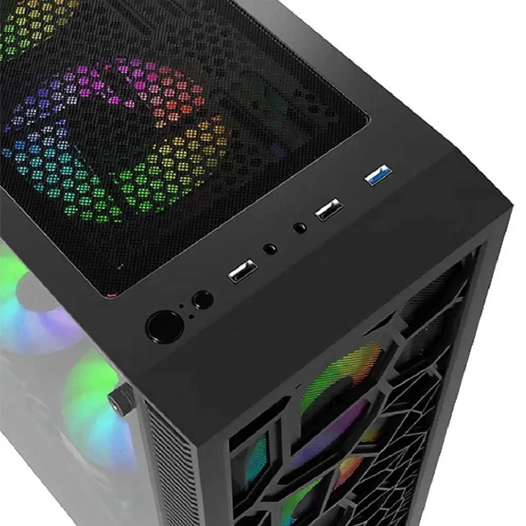 کیس اسمبل شده گیمینگ RYZEN 5 7600- A620MK- DDR5 32GB- SSD 1TB- RX5600 XT کد 1-GS012 — تصویر ۸