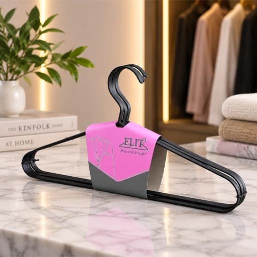 چوب لباسی 3 عددی مشکی مات