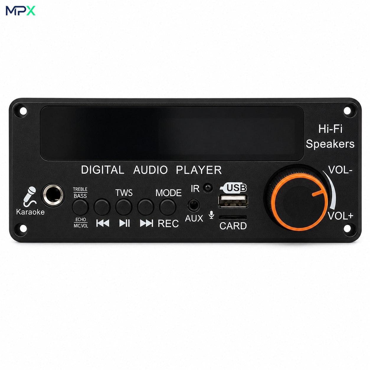 برد بلوتوث آمپلی فایر JQ-D191BT 2×100W | ورودی 7 تا 24 ولت