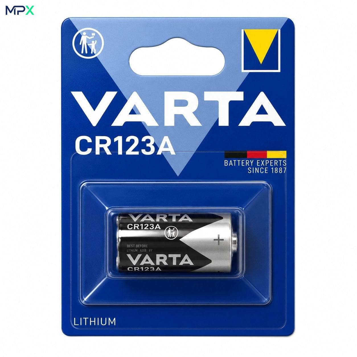 باتری VARTA CR123 | باتری لیتیومی 3 ولت دوربین و تجهیزات امنیتی