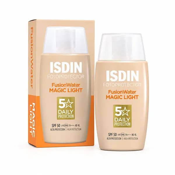 ضد آفتاب رنگی ایزدین مجیک ISDIN FUSION WATER MAGIC حجم 50ml اصل