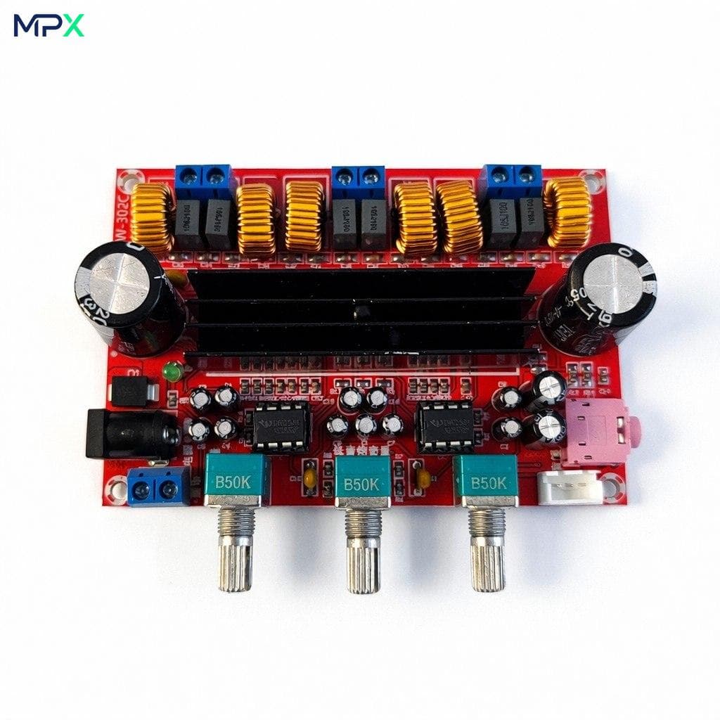 ماژول آمپلی‌فایر XH-M139 | آمپلی‌فایر 2.1 کاناله 12 تا 24 ولت TPA3116D2