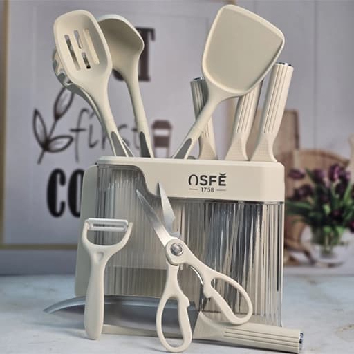 سرویس کفگیر و ملاقه 12 پارچه برند OSFE — تصویر ۴