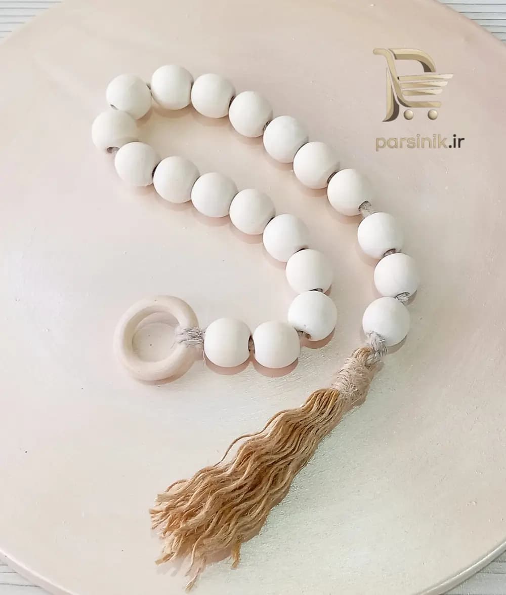 تسبیح چوبی تزئینی مناسب برای دکور