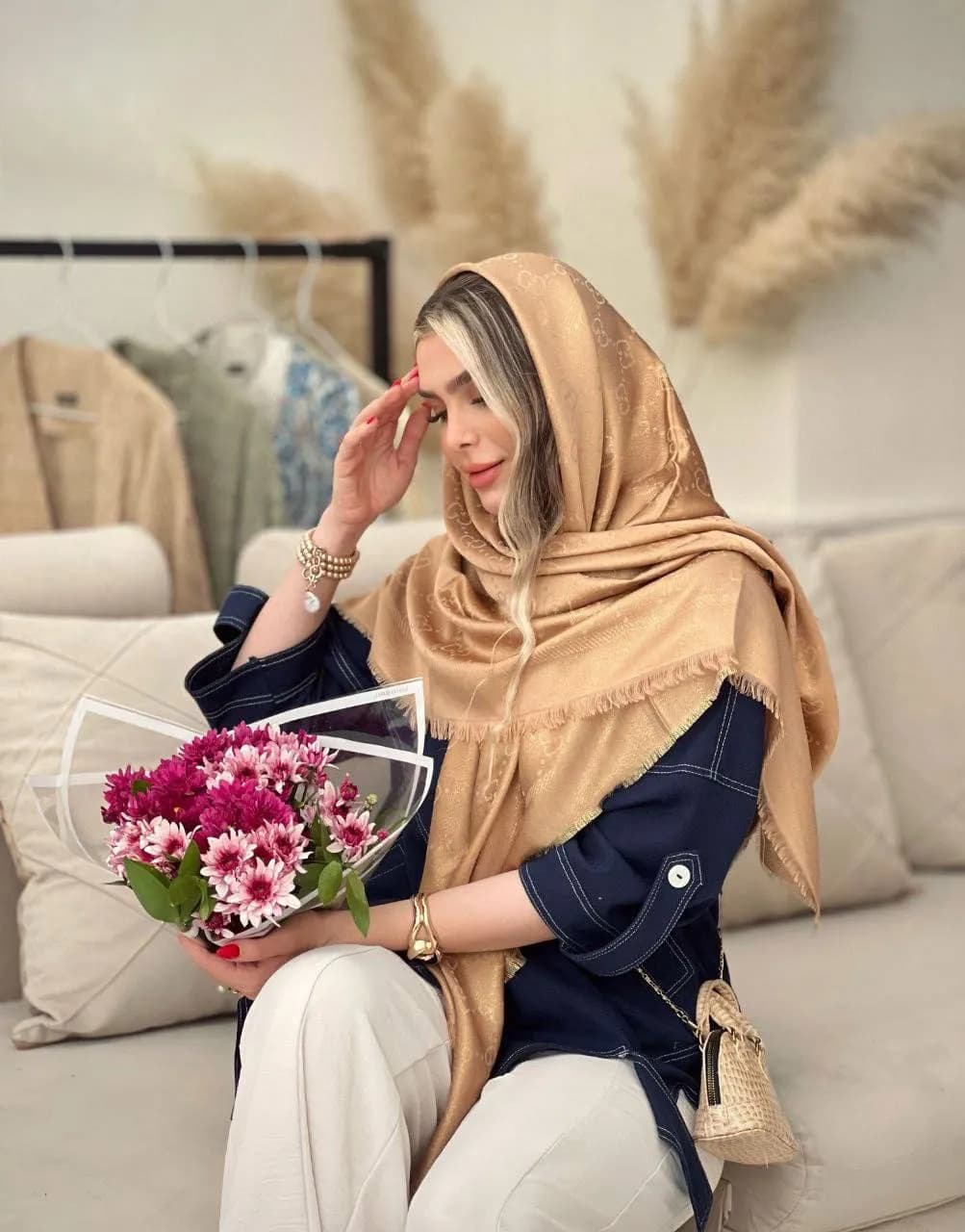 روسری لمه گوچی — تصویر ۴