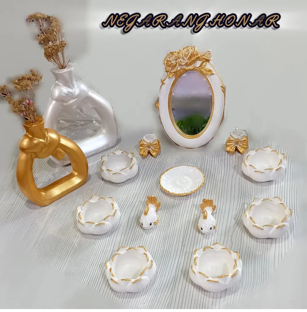 گلدان دکوری سنگی مدل گره — تصویر ۶