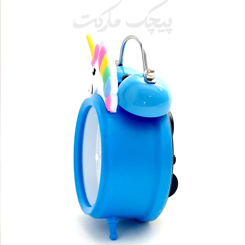 ساعت فانتزی رومیزی یونیکورن آلارم دار — تصویر ۴