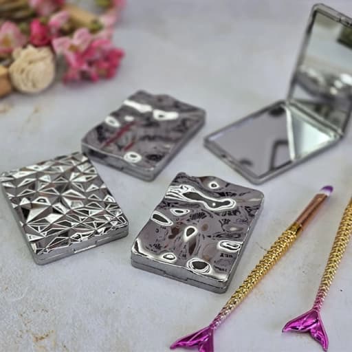 آینه مستطیل لاکچری سیلور