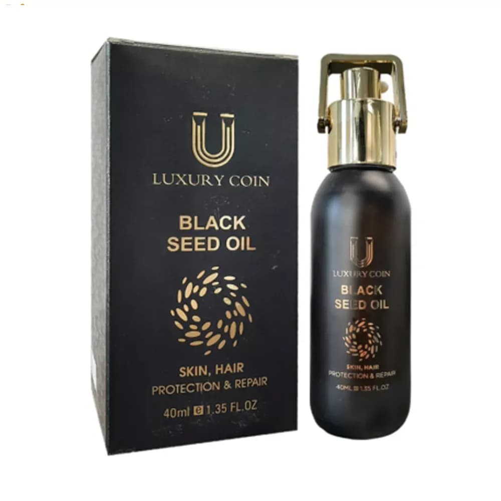 روغن ترکیبی سیاه دانه، جوانه گندم و آرگان لاکچری کوین حجم 40 میلی لیتر — تصویر ۵