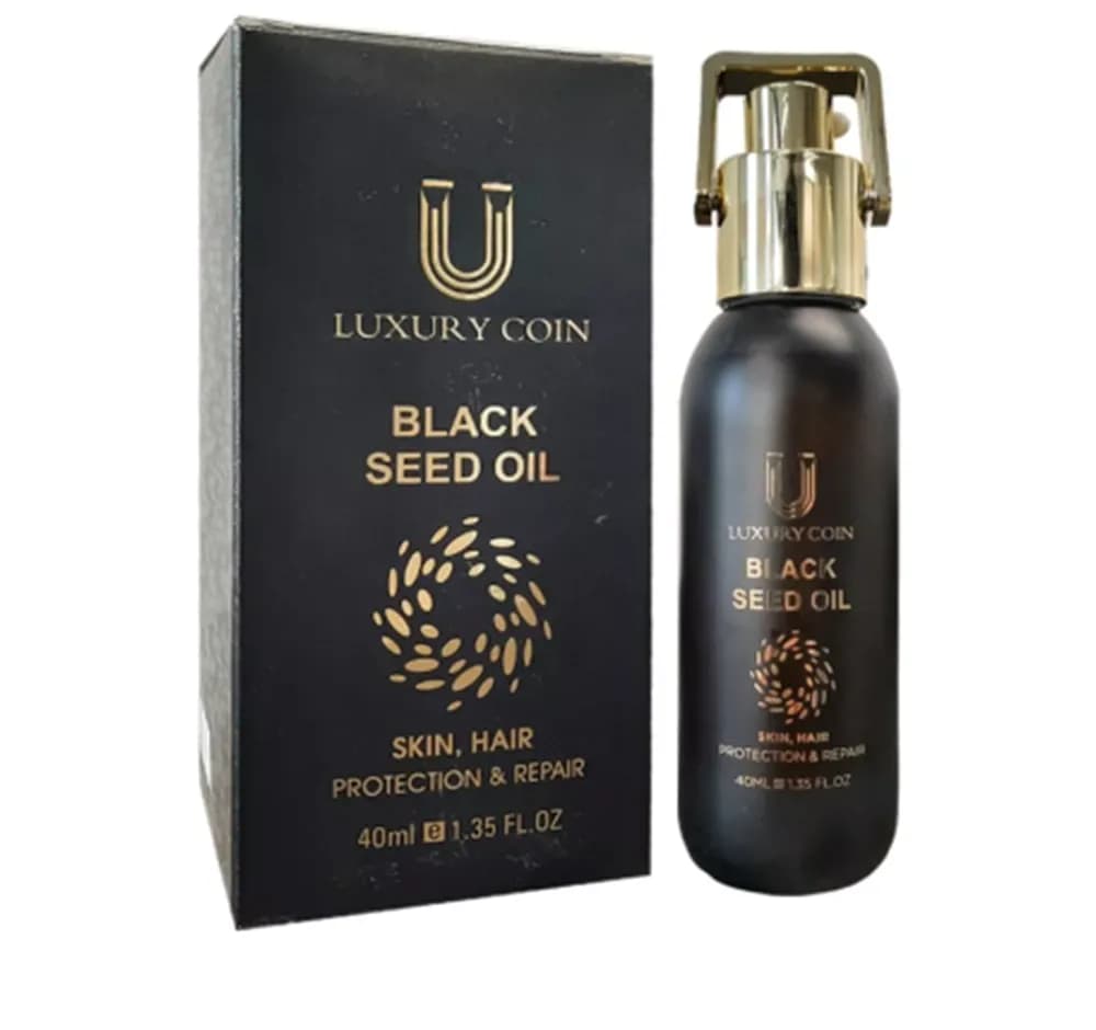 روغن ترکیبی سیاه دانه، جوانه گندم و آرگان لاکچری کوین حجم 40 میلی لیتر — تصویر ۳