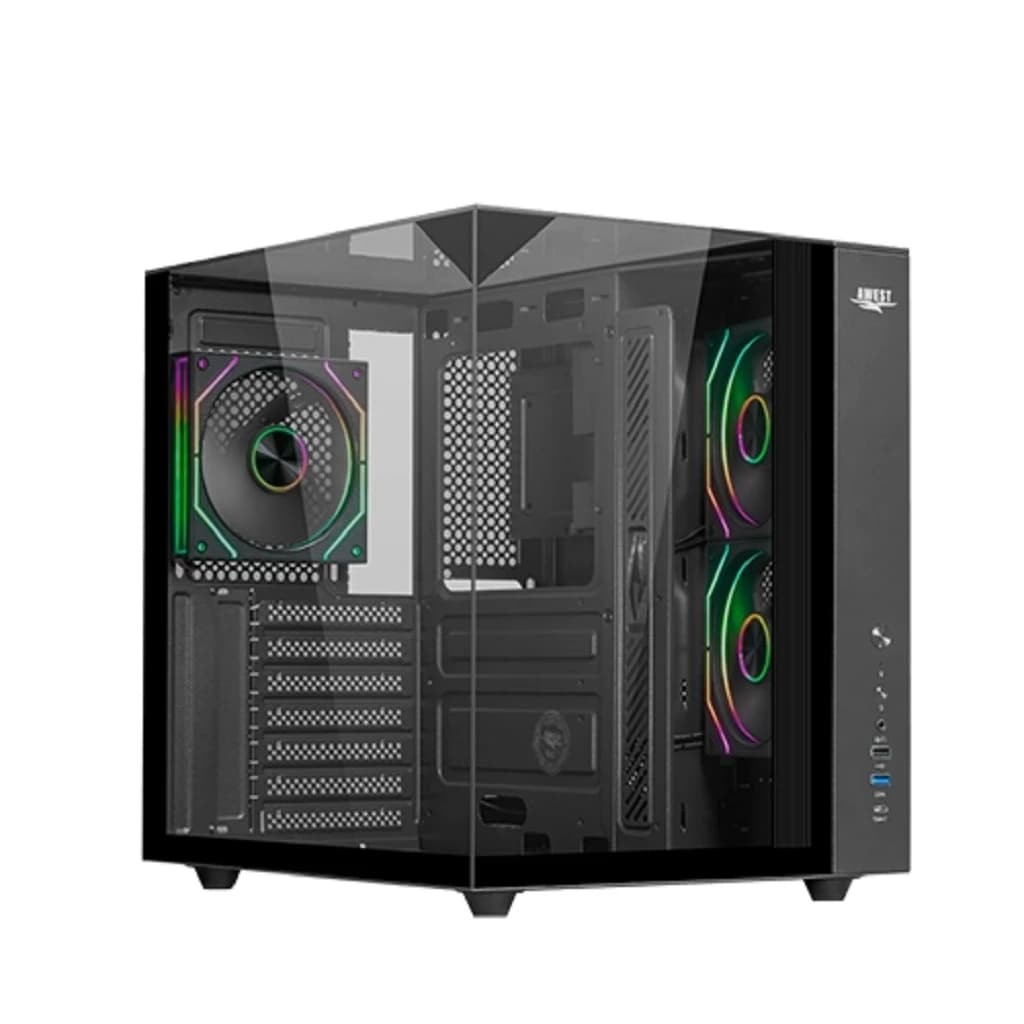 کیس اوست مدل AQ-15TG-B MidTower