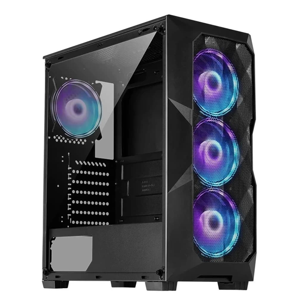 کیس اسمبل شده اقتصادی گیمینگ 12400f- h610ma wifi- 16GB DDR4- SSd 1TB- RTX5060 8GB کد G046-1 — تصویر ۷