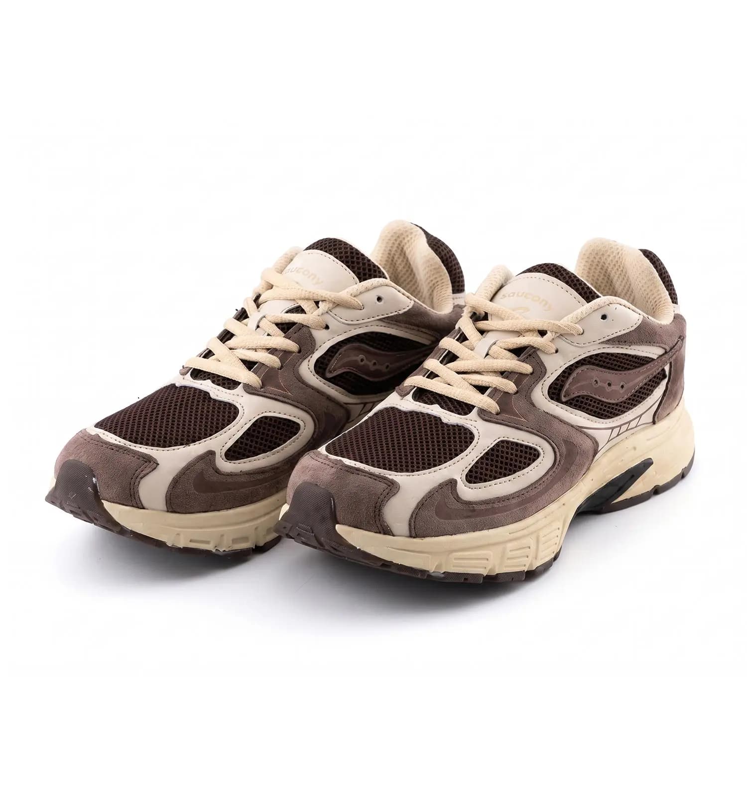 کفش مردانه اسپرت اشبالت قهوه ای Saucony — تصویر ۲