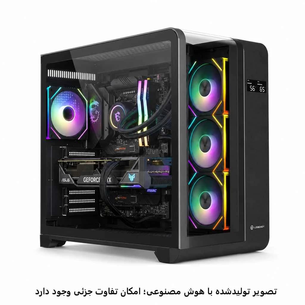 کیس گیمینگ 9800X3D- X870 wifi- 32GB DDR5- SSD 2TB- 5080 16GB کد G018-3