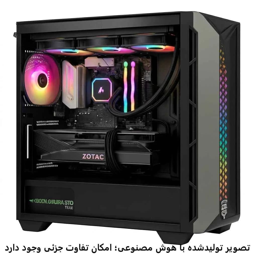 کیس گیمینگ B860M- ULTRA 5 245K- 32GB DDR5- 1TB SSD- 5070 کد G009-2 — تصویر ۶