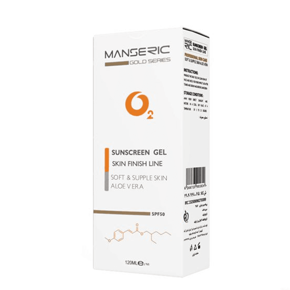 ژل ضدآفتاب صورت مانسریک SPF50 مناسب پوست چرب — تصویر ۲