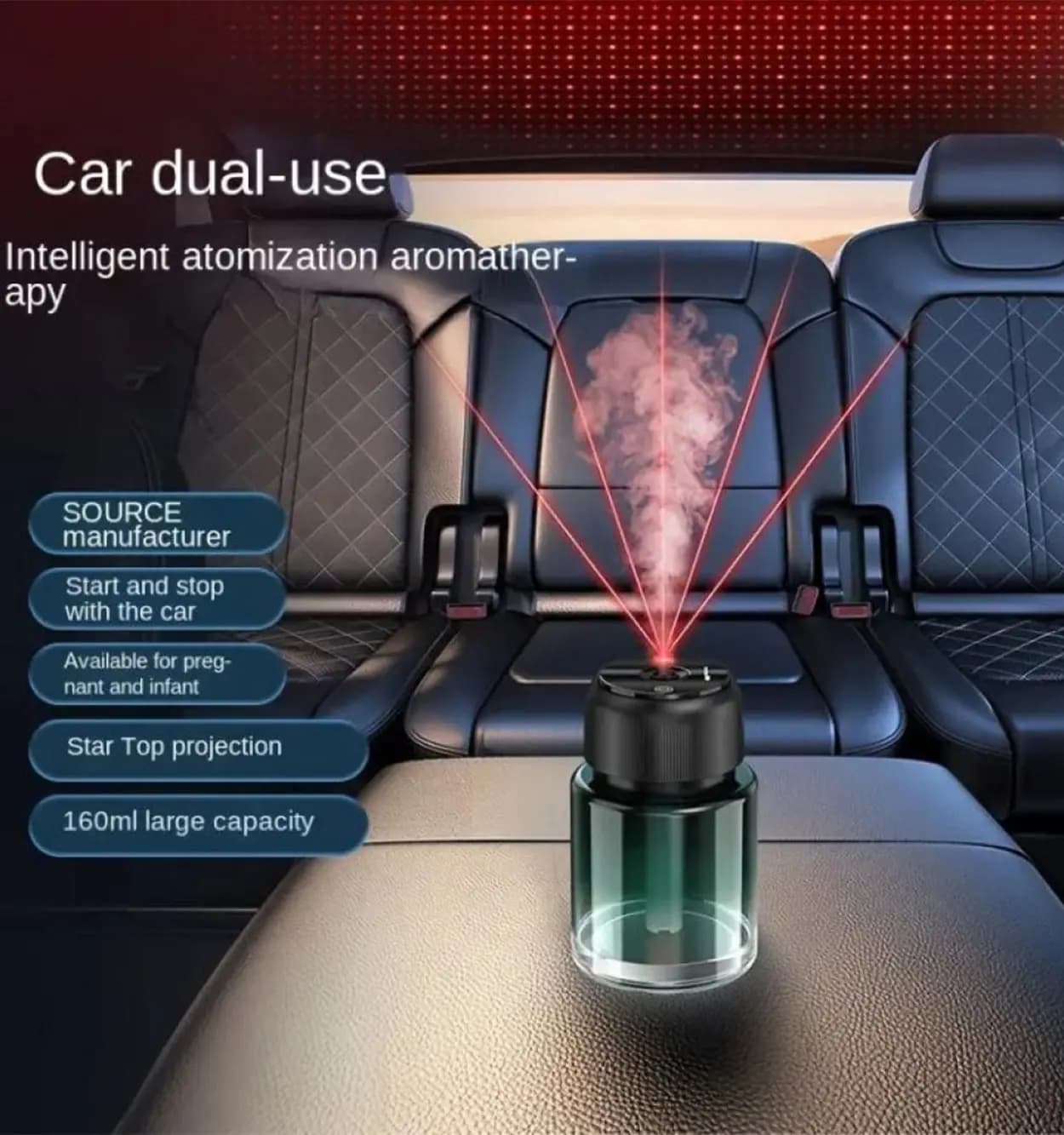 دستگاه بخور ساز و خوشبو کننده Fragrance Air Diffuser — تصویر ۳