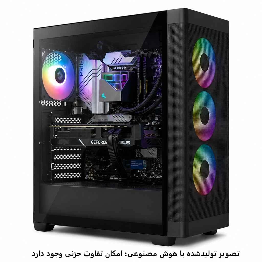 کیس اسمبل شده رندرینگ 14700K- Z790P- 64GB DDR4- SSD 1TB- RTX4060 Ti 8GB کد RE008