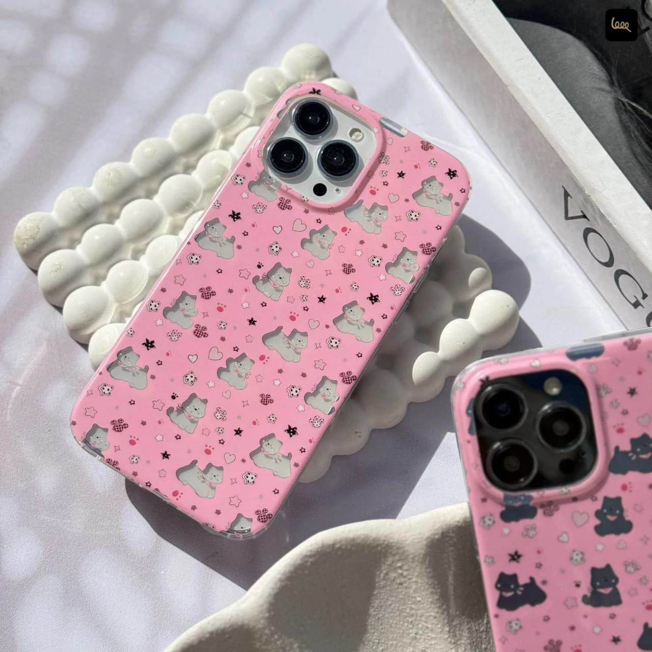 قاب گوشی سگ صورتی (pinky dog)
