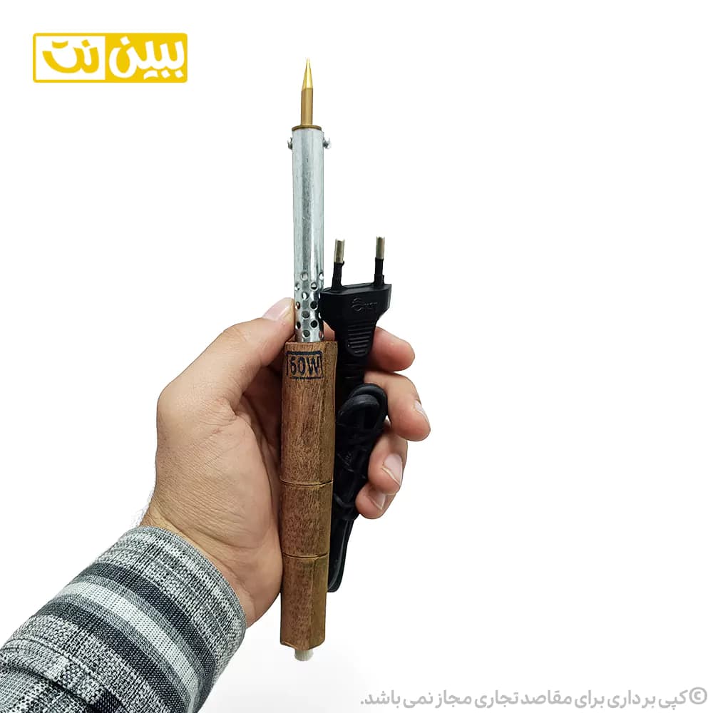 هویه 60 وات حرارت دسته چوبی — تصویر ۵