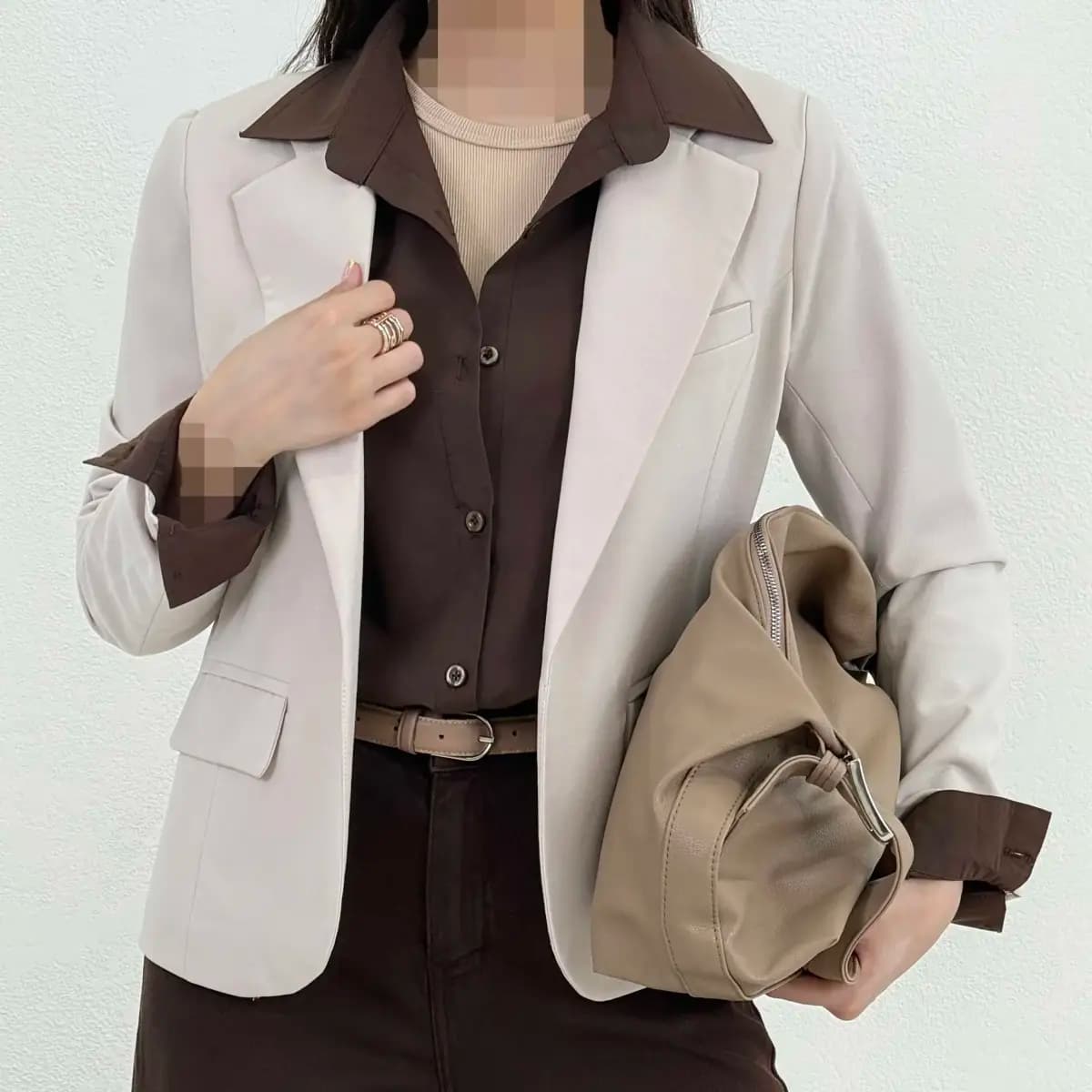 کت زنانه یقه انگلیسی مازراتی