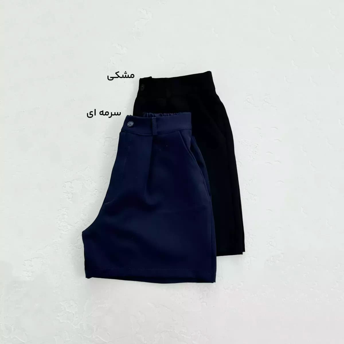 شلوارک زنانه کرپ مازراتی با طراحی شیک — تصویر ۳