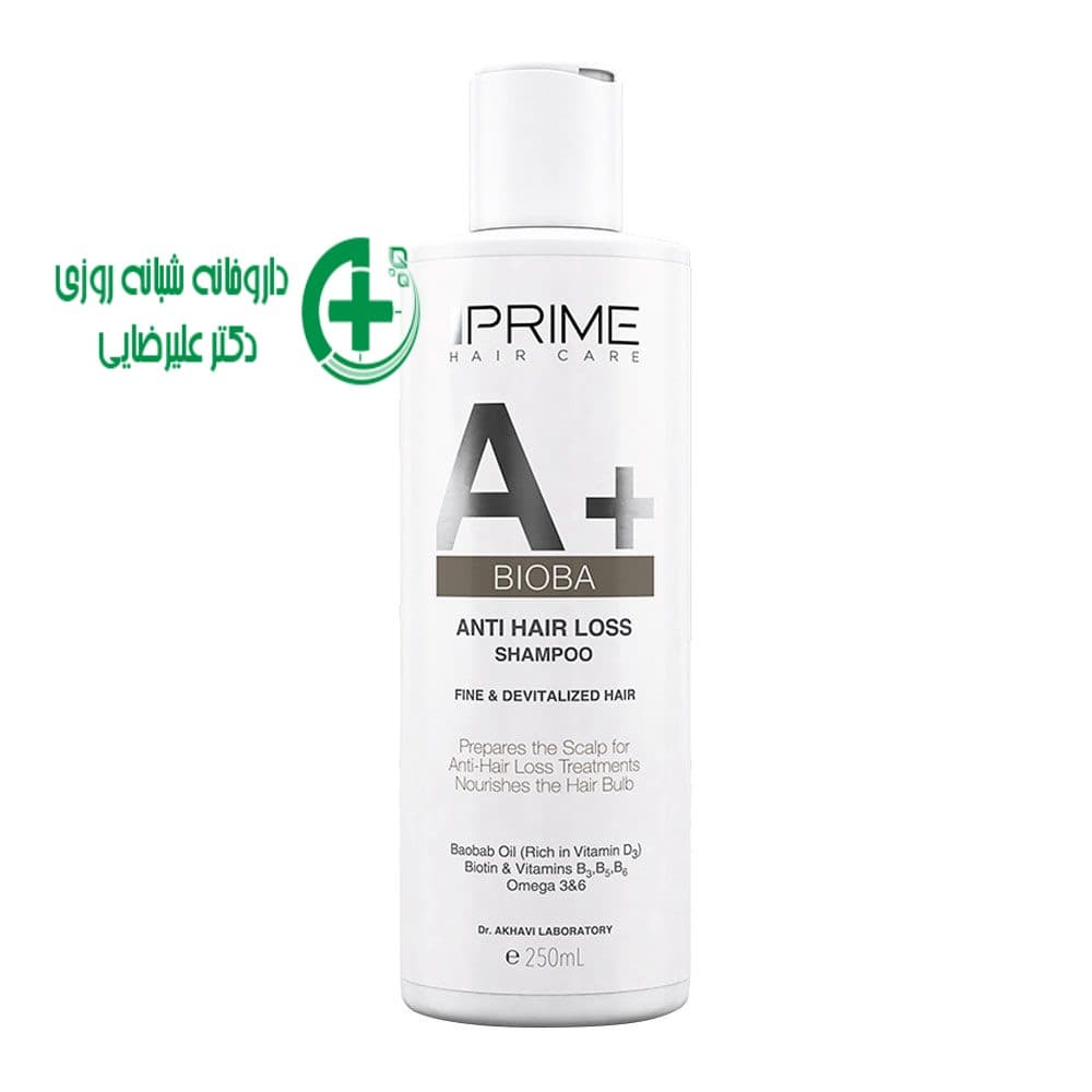 پرایم شامپو تقویت کننده و ضد ریزش مو + .A+ Anti Hair Loss Shampoo 250ml PRIME