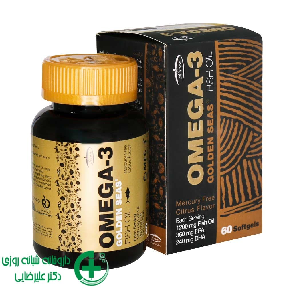 کپسول امگا 3 گلدن سیز کارن Karen Golden Seas Omega -3