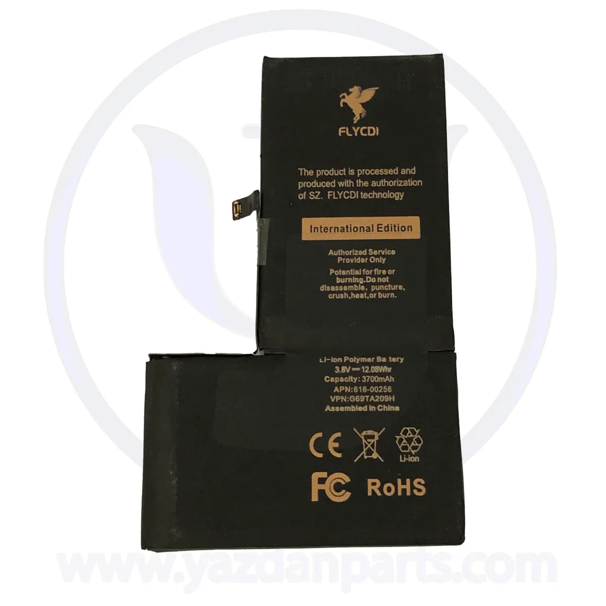 BATTERY IPHONE FLYCDI HIGH CAPACITY XS — تصویر ۲