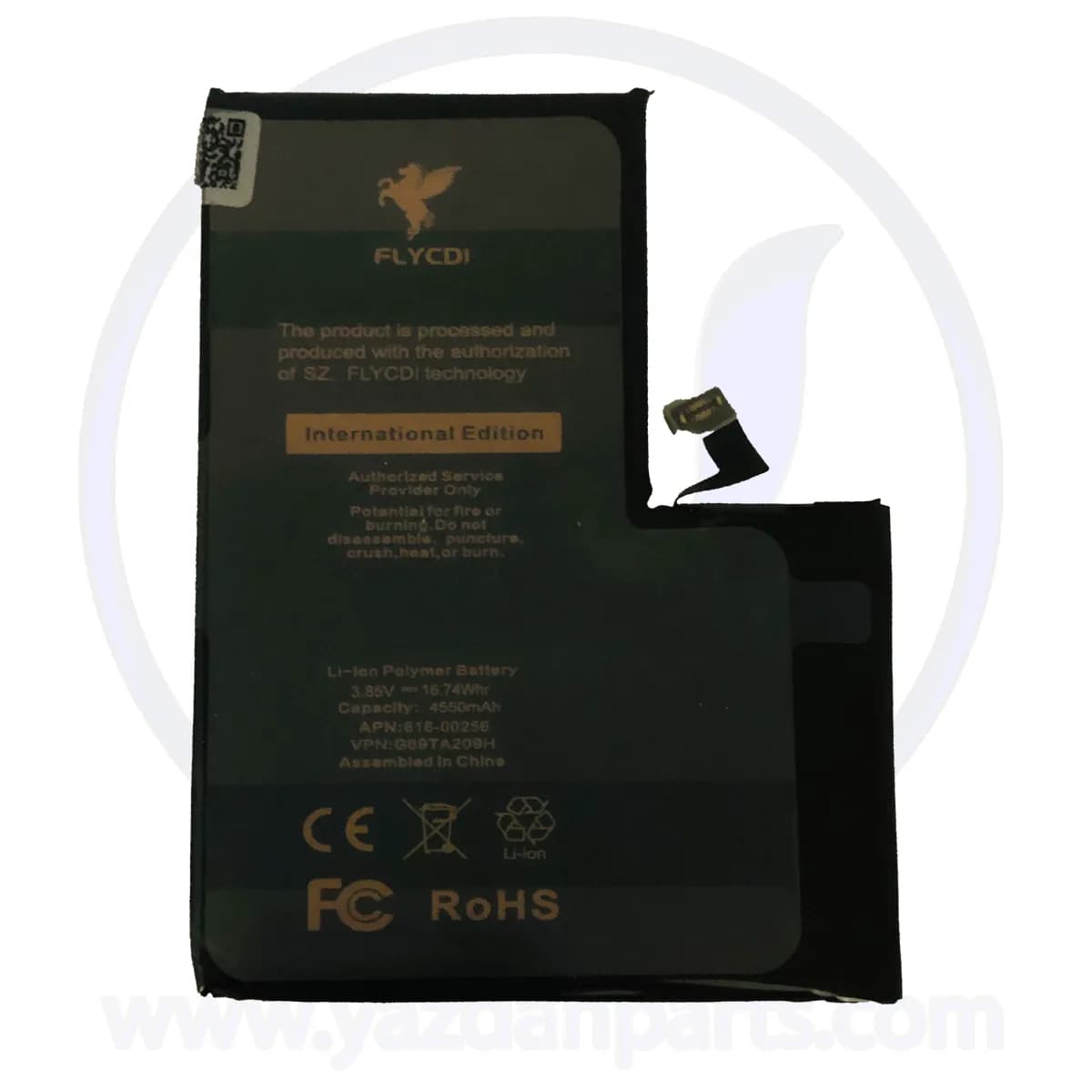 BATTERY IPHONE FLYCDI HIGH CAPACITY 15 PRO