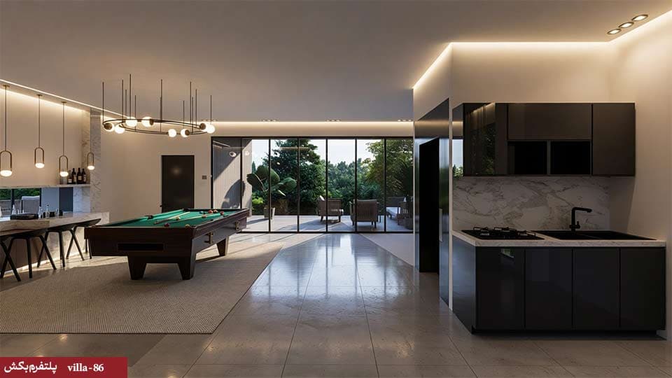 طراحی ویلا دوبلکس【چهار خواب】villa-86 — تصویر ۳