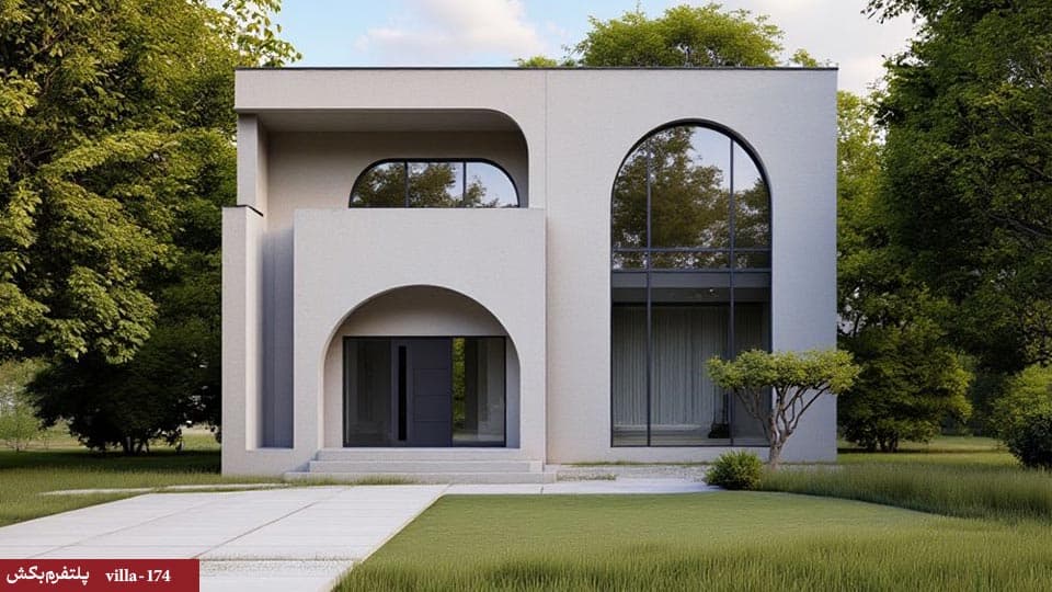 طراحی ویلا دوبلکس【سه خواب】villa-174