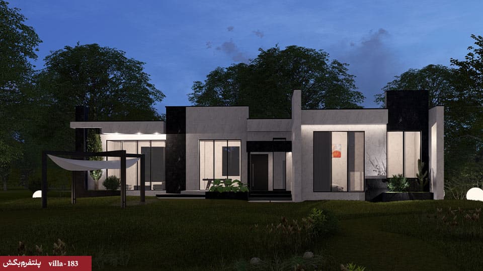 طراحی ویلا فلت【سه خواب】villa-183 — تصویر ۲