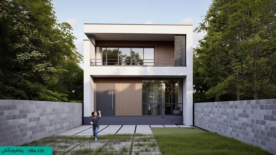 نقشه خانه دوبلکس【180 متری】villa-132 — تصویر ۵