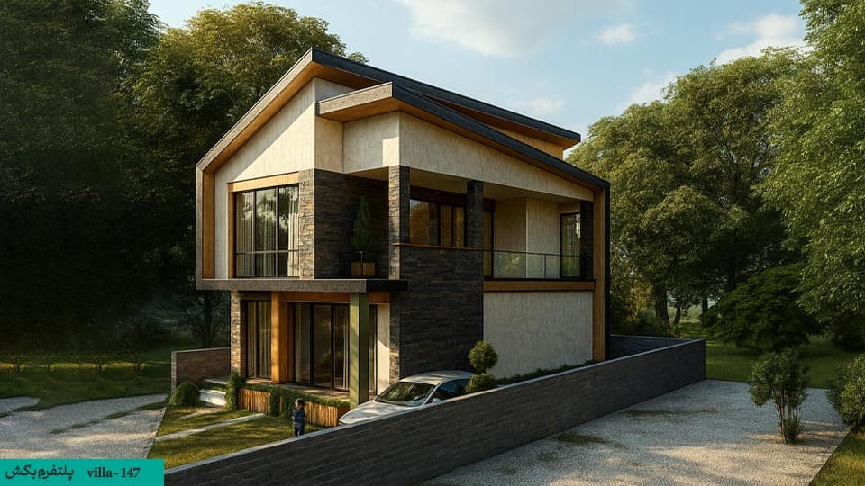 نقشه خانه دوبلکس【199 متری】villa-147