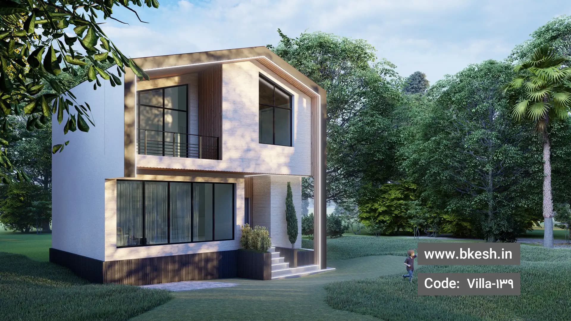 نقشه خانه دوبلکس【دوخوابه】villa-139 — تصویر ۲