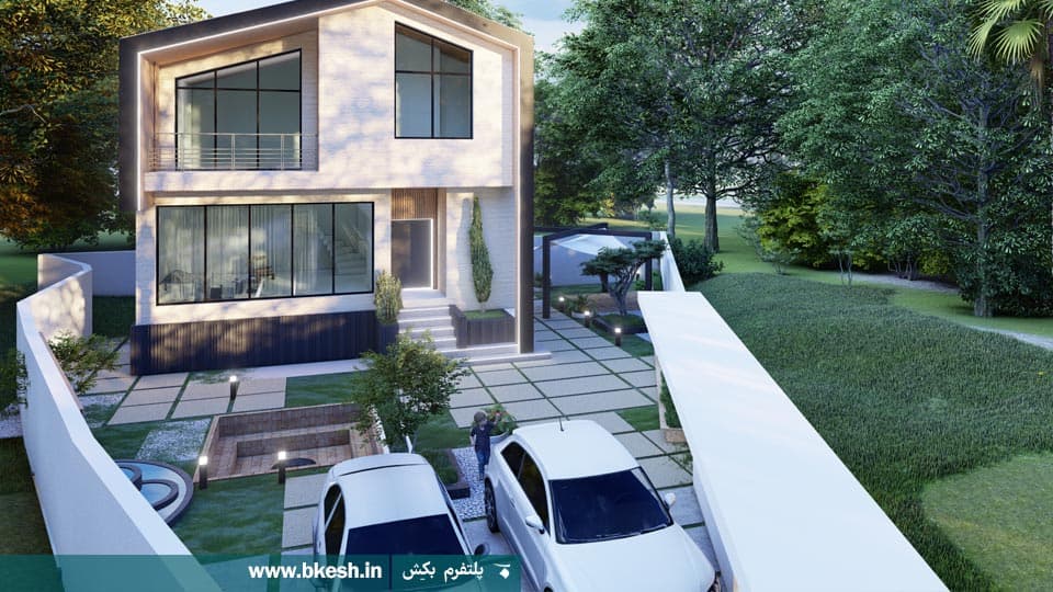 نقشه خانه دوبلکس【دوخوابه】villa-139 — تصویر ۵