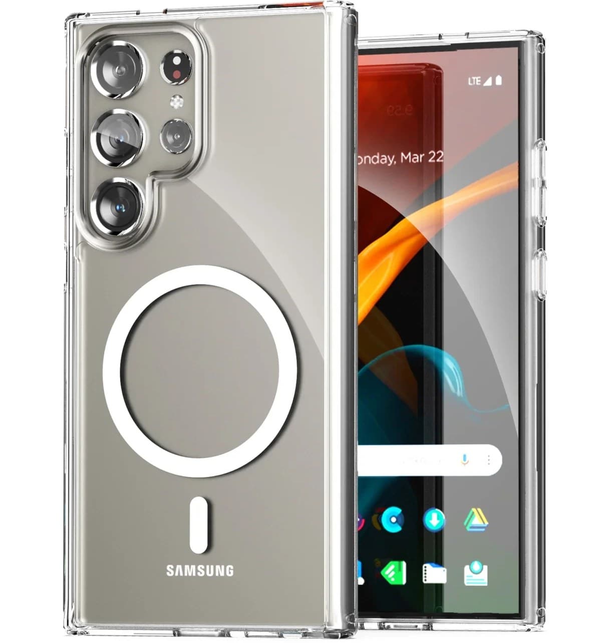 قاب ژله ای مگ سیف سامسونگ S24 Ultra — تصویر ۲