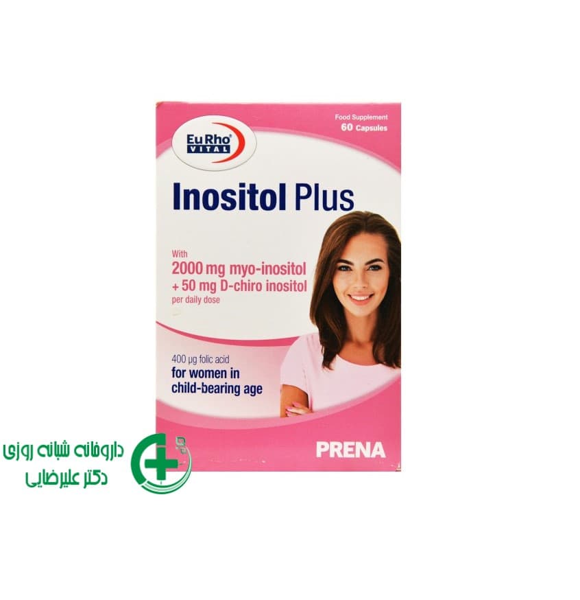 کپسول اینوزیتول پلاس یوروویتال 60 عددی/ Eurhovital Inositol Plus 60 Capsules